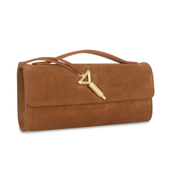 Suede Mini Anya Clutch 